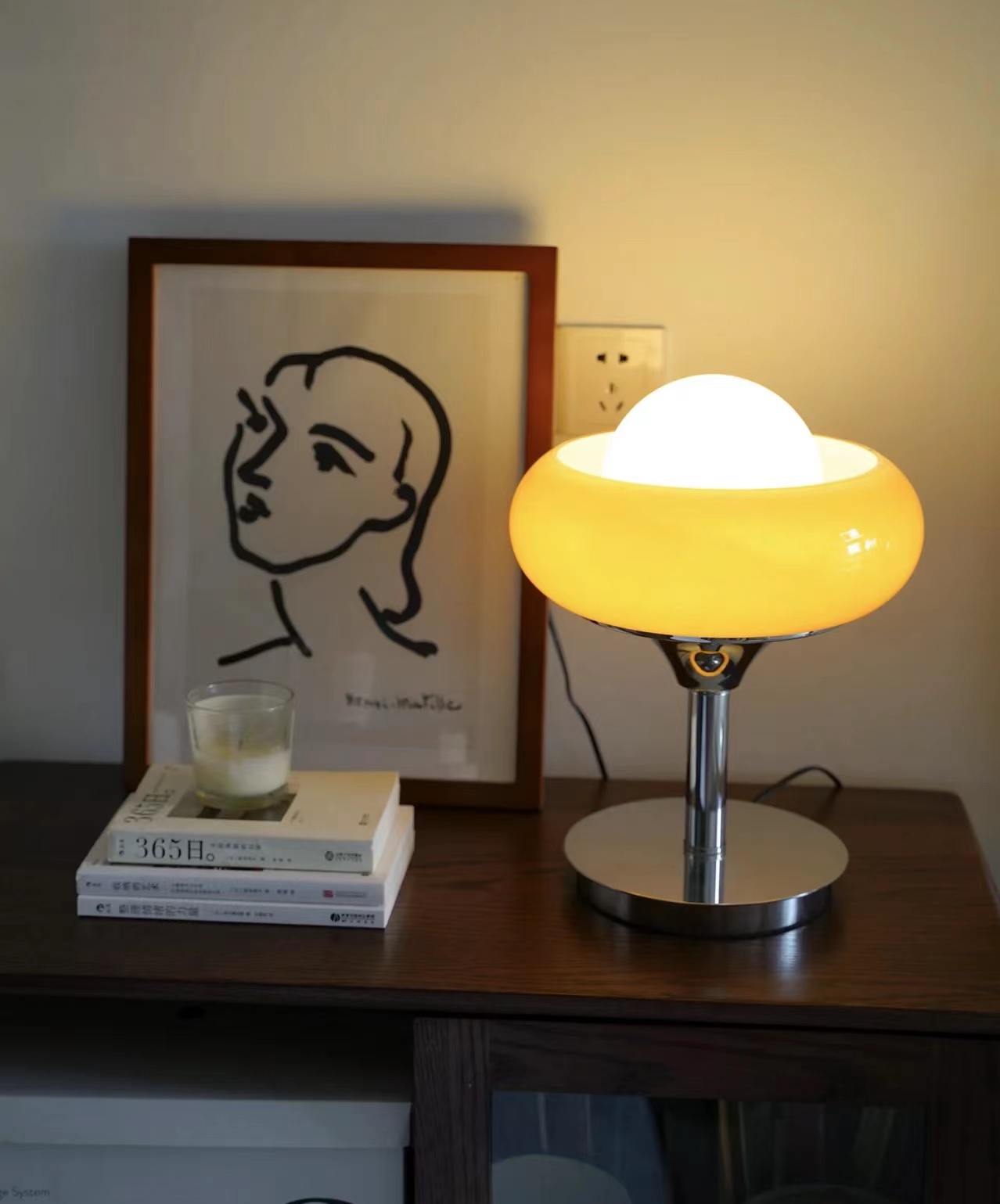 덴마크어 디자이너 빈티지 테이블 램프 창의력 계란 타트 Led 거실 침실 연구 현대 로맨틱 홈 장식